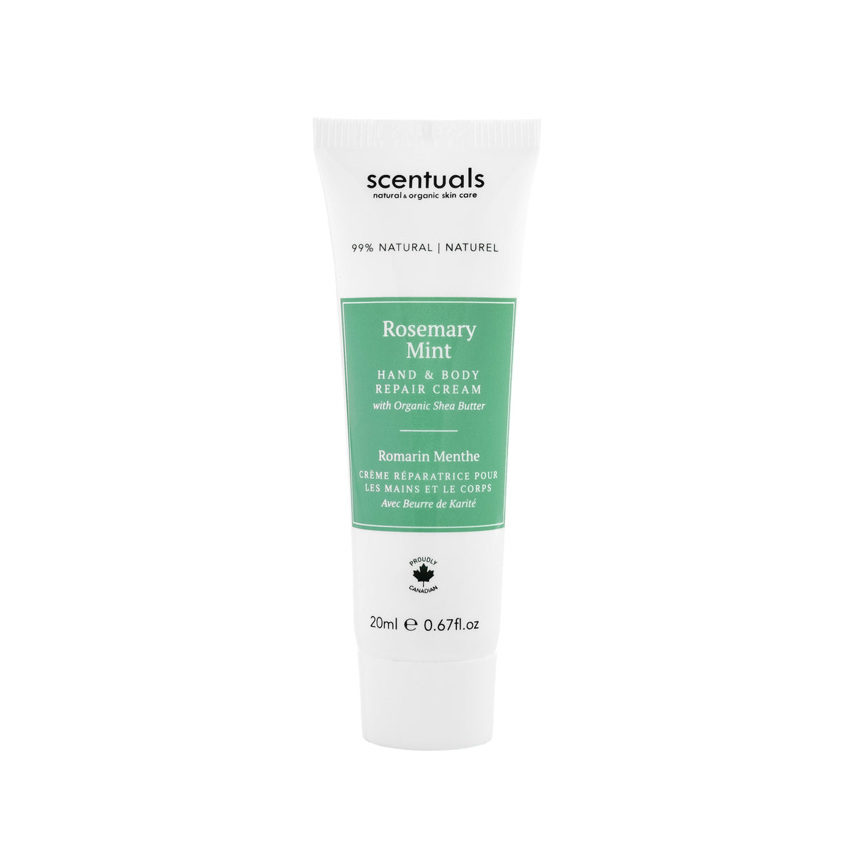 Scentuals Rosemary Mint Hand Repair Cream, 20ml.