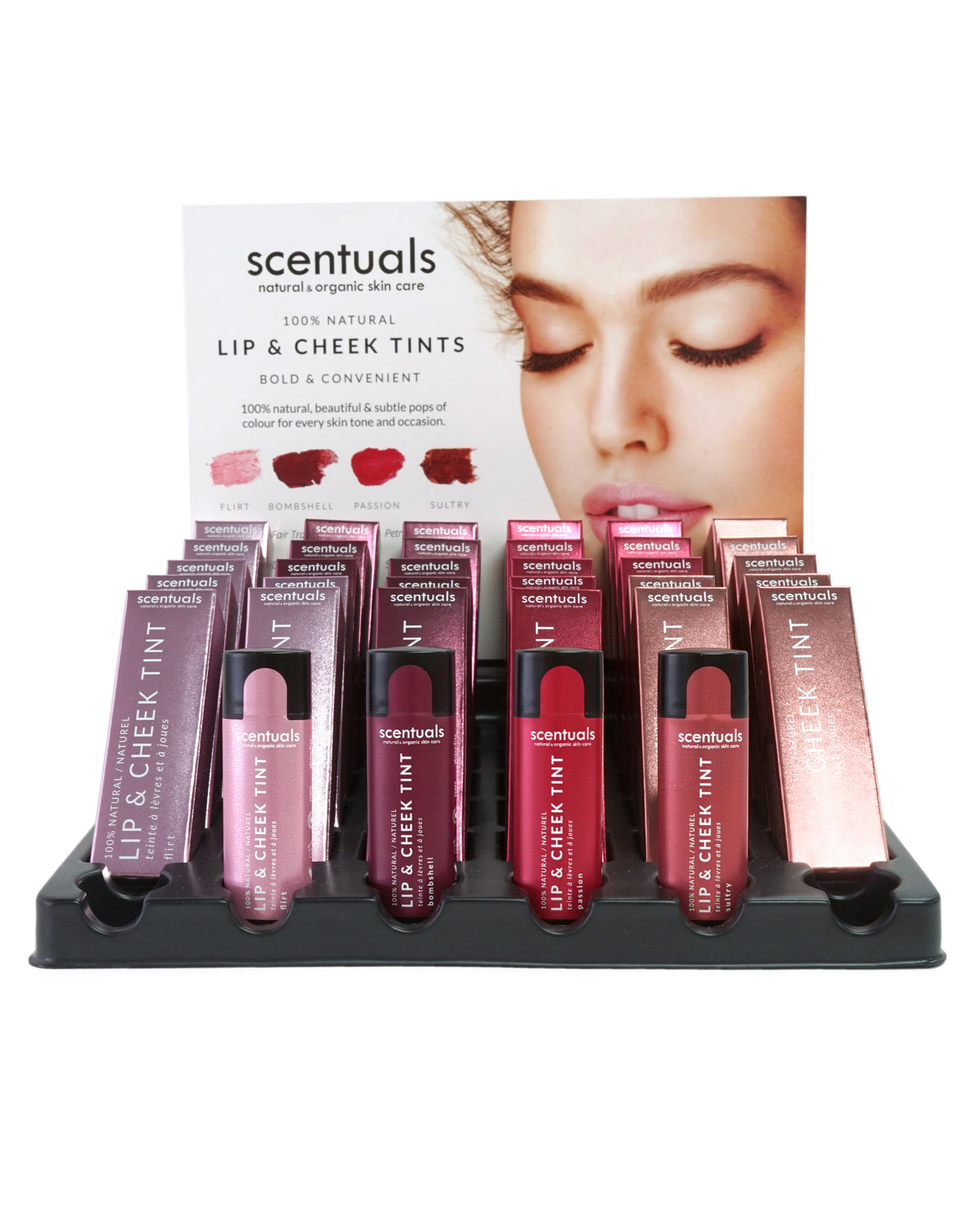 SC Lip & Cheek Tint Display (4 Free Testers Included)