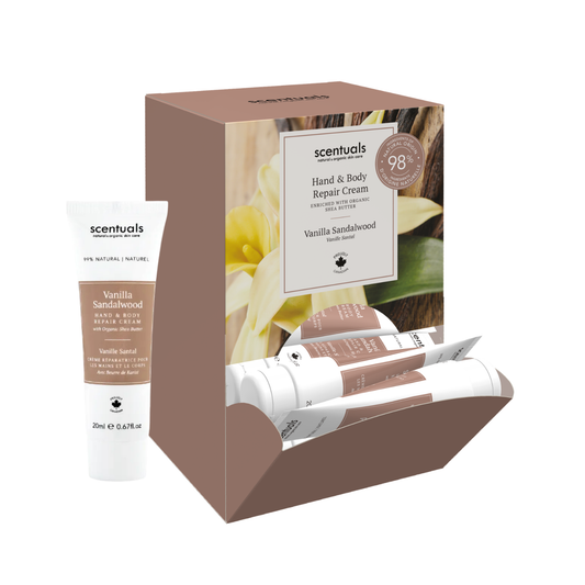 Vanilla Sandalwood Hand Repair Cream 20ml (Display of 24)