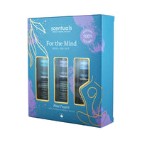 Scentuals roll-on set packaging with three bottles inside.