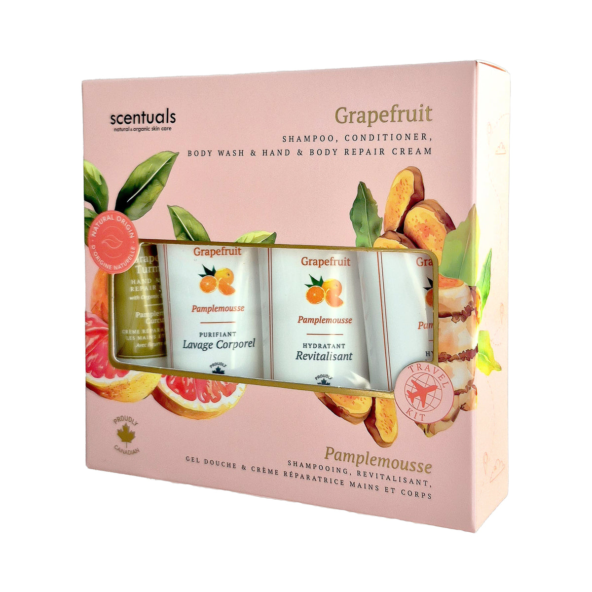 - Grapefruit Travel Kit -