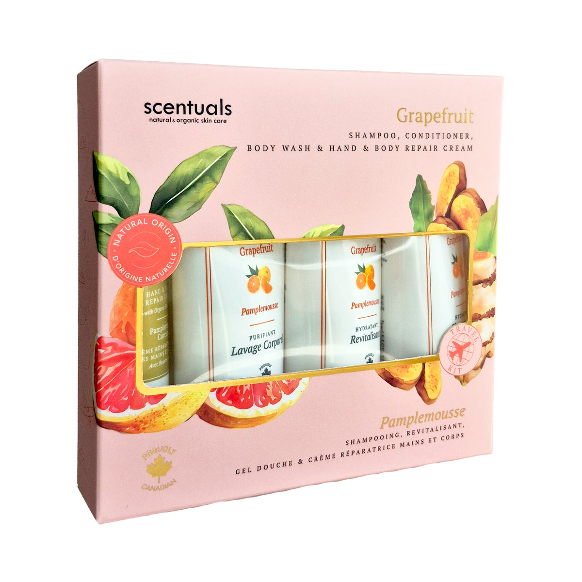 - Grapefruit Travel Kit -