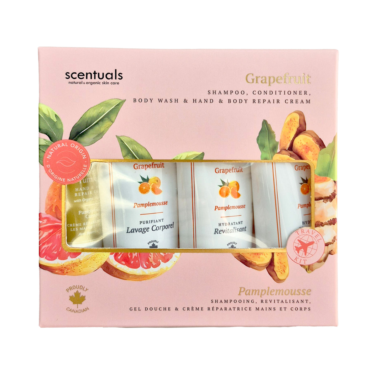 - Grapefruit Travel Kit -