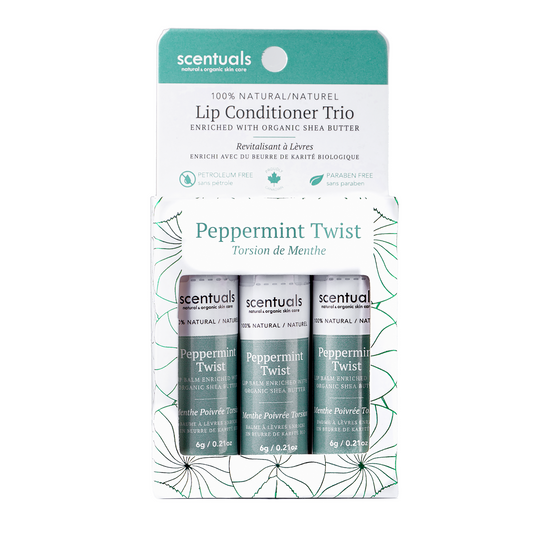 Peppermint Twist Lip Conditioner Trio (Boxed)