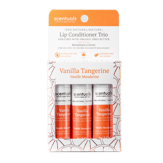 Vanilla Tangerine Lip Conditioner Trio (Boxed)