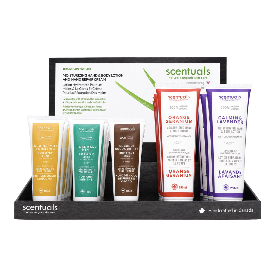 SC Repair Cream & Lotion Display (5 Free Testers Included)