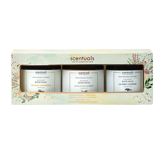 Relax & Detox Bath Soak Trio Gift Set