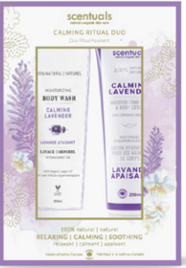 Calming body care duo - Lavender Body Wash + Lotion)
